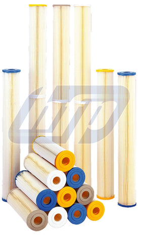 Harmsco 801-50 Premium Polyester Cartridge - 9 3/4" - (24 pack) - Efilters.ca