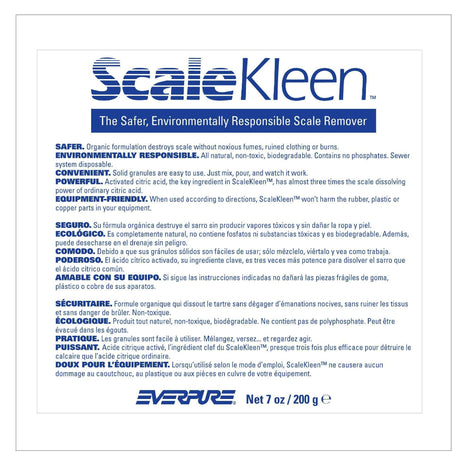 Scalekleen Deliming Powder 7 oz./200 gr. pouch (24 pack) - EV979833, 9798-33 - Efilters.ca